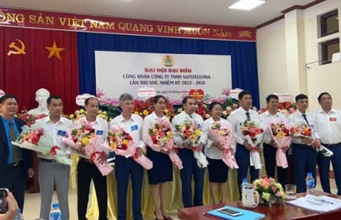Công đoàn Công ty TNHH NatSteelVina tổ chức Đại hội đại biểu lần thứ VIII, nhiệm kỳ 2023 - 2028